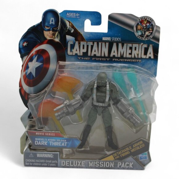 Marvel Captain America Dark Threat Hydra Soldier Action Figure With Detachable A - Picture 2 of 8